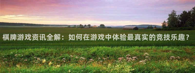 极悦娱乐登陆：棋牌游戏资讯全解：如何在游戏中体验最真实的竞技