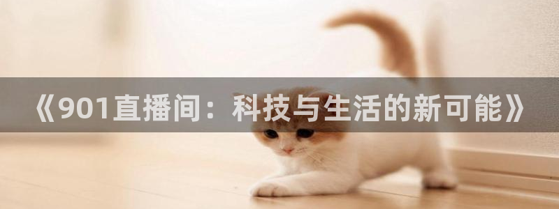 360直播免费体育直播视频：《901直播间：科技与生活的新可能》